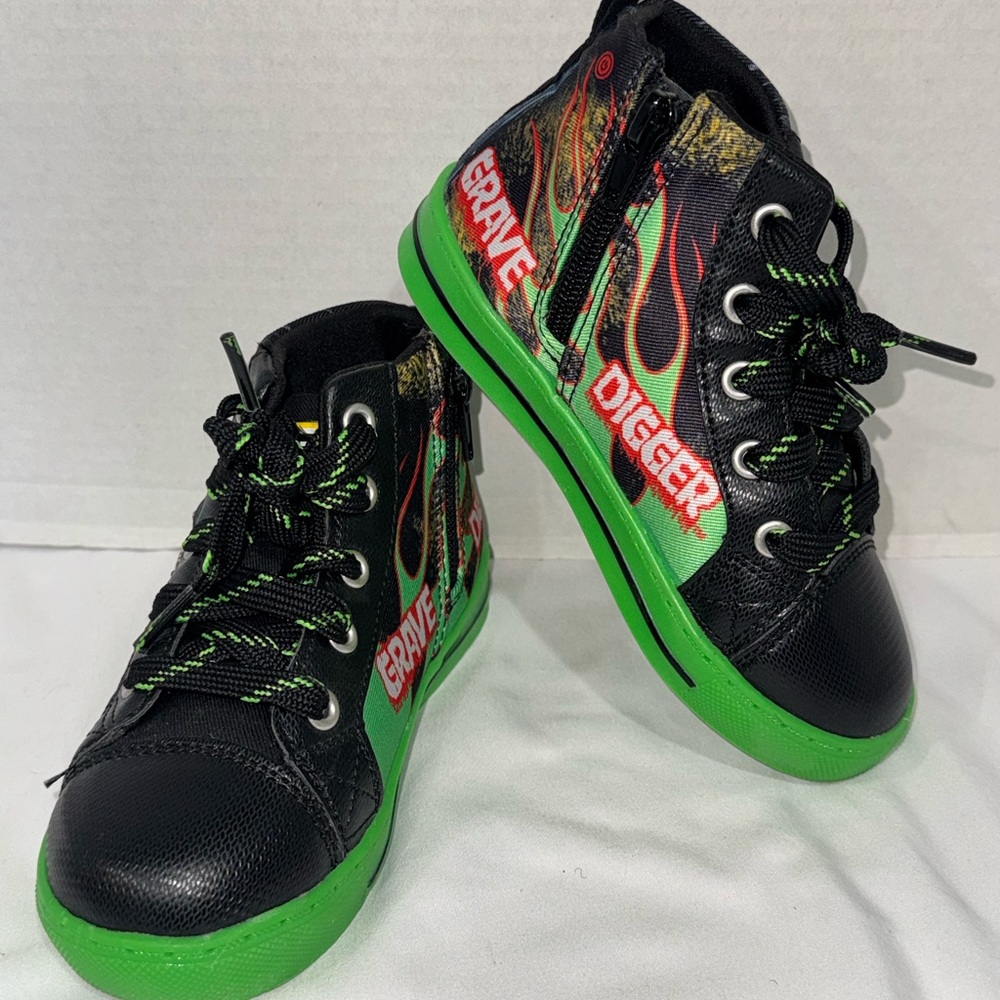 Grave Digger High-Top Sneakers